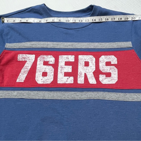 '47 Brand Men's Philadephia 76ers Blue Pullover Sweatshirt size XL - Picture 10 of 10